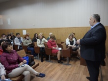 Презентация программы "Бесплатное обучение в государственных университетах Греции" на родительском собрании 10-х классов в средней школе № 211  с углубленным изучением английского языка (г.Киев)