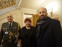 Встреча Премьер-Министра Греции Алексиса Ципраса с активистами греческих обществ во главе с Председателем Федерации греческих обществ Украины Александрой Ивановной Проценко-Пичаджи