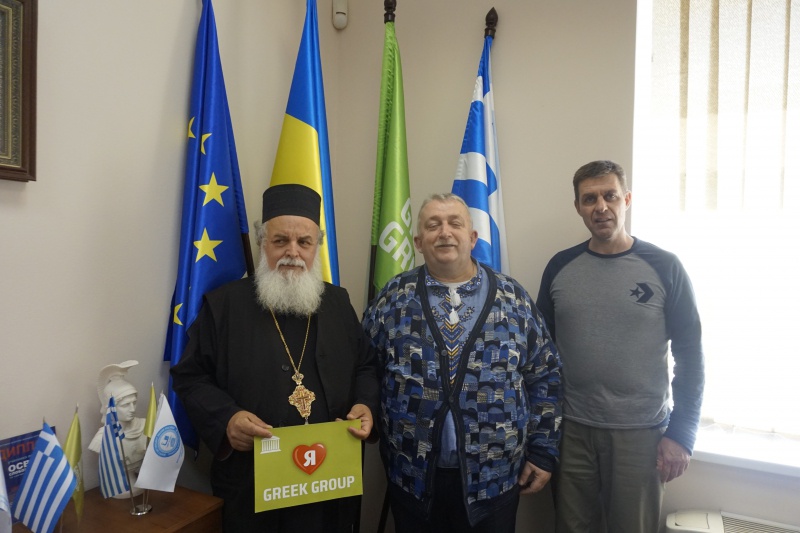 Натисніть для перегляду збільшеного зображення Вперше в гостях протоієрей отець Сотіріос Коскоріс