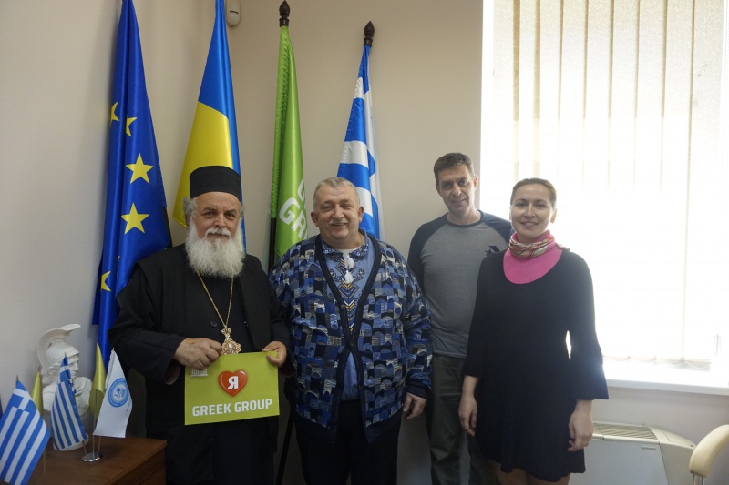 Натисніть для перегляду збільшеного зображення Вперше в гостях протоієрей отець Сотіріос Коскоріс