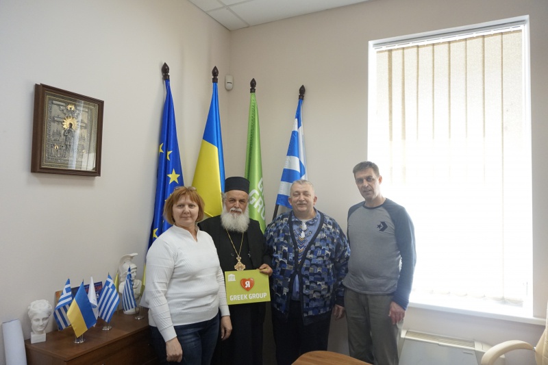 Натисніть для перегляду збільшеного зображення Вперше в гостях протоієрей отець Сотіріос Коскоріс