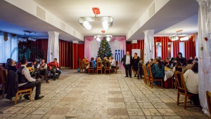 Члени компанії та ГС "Київського міського товариства греків імені К. Іпсіланті" зустріли Різдво Христове, привітали один одного з Новим, 2017 роком